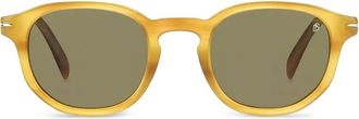 David Beckham Occhiali da sole tondi - Giallo