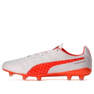 Puma King Platinum 21 Rally FG White Orange 107109-01