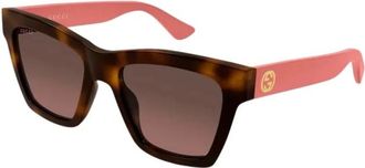 Gucci Cat-eye Zonnebril - Dames - Zonnebrillen - Bruin - 54 MM - Accessoires