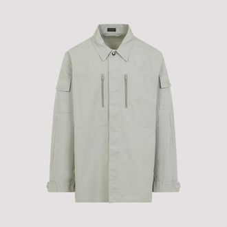Balenciaga Archive Beige Cotton Shirt Jacket