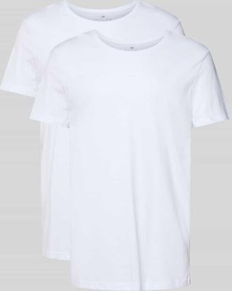 Christian Berg T-Shirt aus reiner Baumwolle im 2er-Pack in Weiss, Gr&ouml;&szlig;e XXL