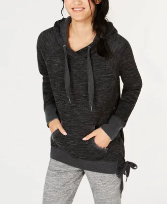 Calvin Klein Performance Plus Size Sweatshirt In Black Shadow