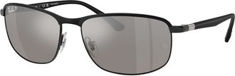 Ray-Ban RB3671CH Polarized 186/5J Mens Sunglasses Black Size 60