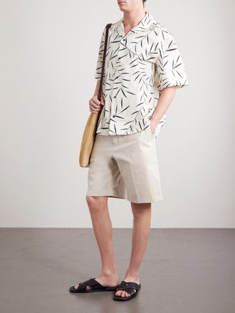 Orlebar Brown Laurent Straight-Leg Stretch-Cotton Shorts