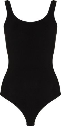 Wolford Black Scoop Neck Top