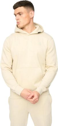Crosshatch Heren Crufton Hoodie (Licht Steen)
