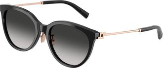 Tiffany & Co. TF4243D Asian Fit 80013C Womens Sunglasses Black Size 55