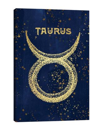 iCanvas Icanvas Taurus Zodiac Sign By Nature Magick Wall Art