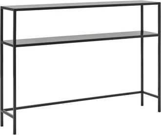 House Doctor Consola de acero negro
