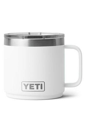 Yeti Rambler 14-Ounce Stackable Mug in White at Nordstrom