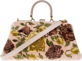 Dolce & Gabbana Grandma Medium Handtas - Dames - Tassen - Roze - Maat: ONE Size Leer