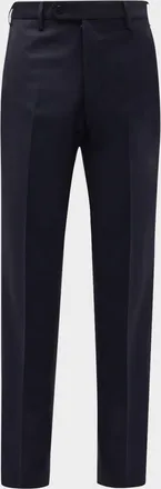 Zanella Men & apos;s Devon Wool Serge Trousers