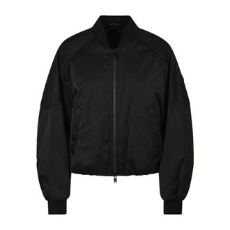 Moose Knuckles Drift Satin Bomber - - Jackets - Donna - Nero - L