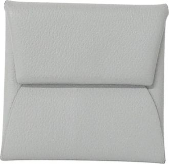 Herm&egrave;s Gray Coin Purse/Coin Case (Pre-Owned)