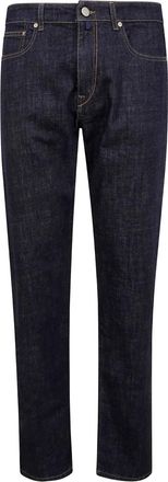 Incotex Jeans met donkere wassing - Blauw