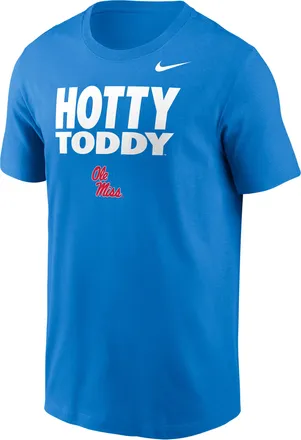 Nike Mens College (Ole Miss) Dri-FIT T-Shirt in Blue | IW0596-481