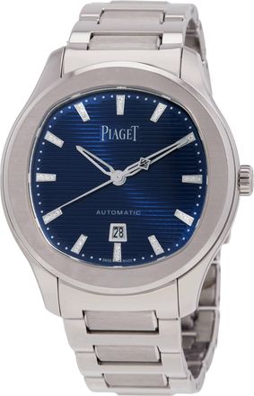Piaget POLO Automatic Diamond Blue Dial Ladies Watch G0A46018