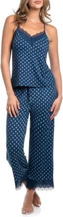 In Bloom by Jonquil Sevilla Cami & Pants Pajama Set in Navy at Nordstrom, Size X-Large