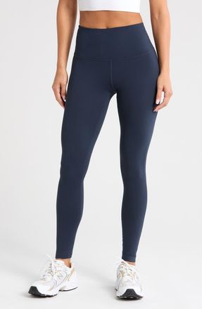 Zella Live In High Waist Leggings in Navy Sapphire at Nordstrom, Size Xx-Large