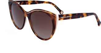 Carolina Herrera Womens 56mm Brown Sunglasses HER0142-S-C9K-56