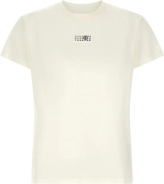 Maison Margiela Tops, Dames, Wit, S, T-Shirts
