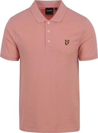 Lyle & Scott Mens Lyle & Scott Pink Plain Polo Shirt - Size: 36