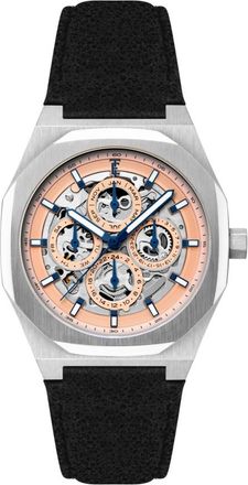 Earnshaw Drake Triple Calendar Pink Dial Mens Watch ES-8308-01