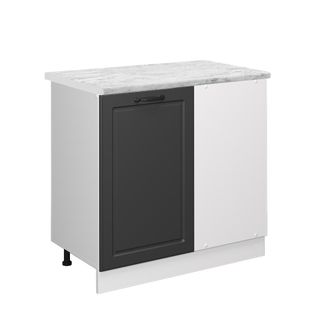 Vicco Armario De Esquina R-line, Antracita Casa De Campo, 86 Cm Et M&aacute;rmol