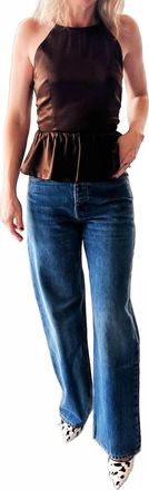 The Garment Cata Tie Top In Espresso