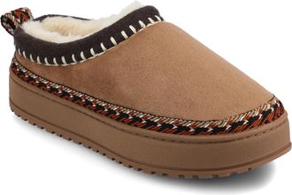Journee Collection Womens Tarika Sherpa Mule Slipper