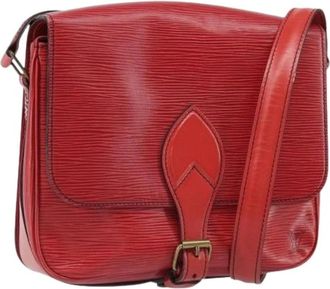 Louis Vuitton Pre-owned Vintage Cross Body Bag - Dames - Vintage Schoudertas - Rood - ONE Size - Leer - Vintage