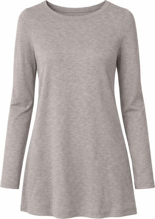 M&oacute;veis Conquista Minimalistische gebreide top met lange mouwen en een strak silhouet
