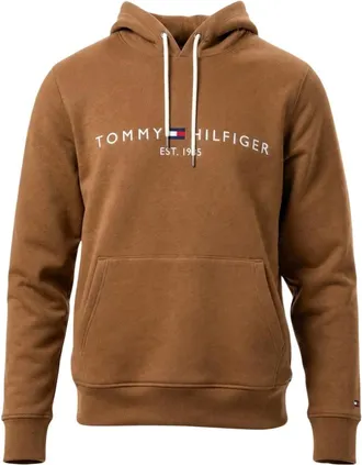 Tommy Hilfiger Hoodies & sweatvesten, Heren, Bruin, XL, Hoodies