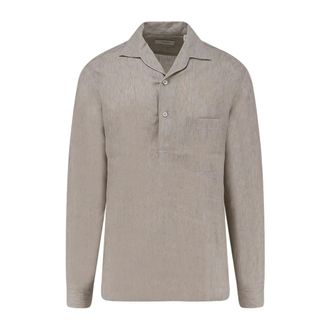 Lardini Pailan Shirt - male - Lardini - Casual Shirts - Beige - L - Shirts