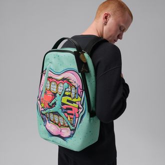 Nike Jordan Mens Jordan 6 Rings Mouth Backpack (26L) in Green | MA9337-E80