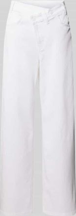 Cambio Cambio Regular Fit Baggy Jeans aus Lyocell-Baumwoll-Mix in Weiss, Gr&ouml;&szlig;e 34