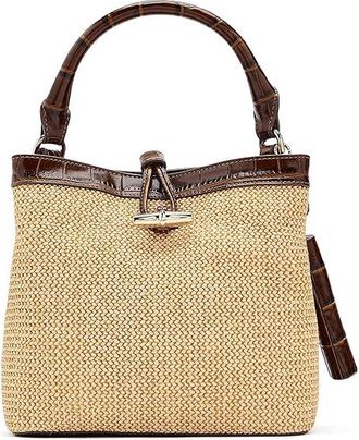 Brahmin Mini Amelia Cross Body Womens Handbags Pecan, Leather