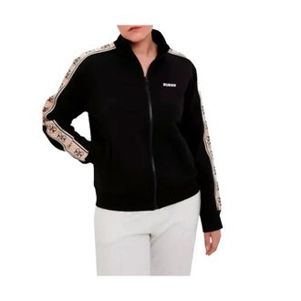 Guess Dames, Sweatshirts & Hoodies, Zwart, Maat: XS Synthetisch
