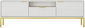 Petits Meubles Mueble TV estratificado Blanco