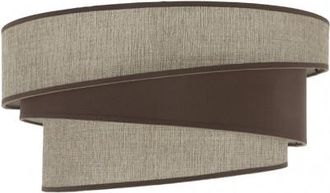 Fabrilamp Pantalla Colgante/pie Salon E27 Hara Marron 40dx30dx20h