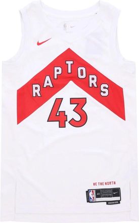 Nike Basketball Tanktop Siakam Swingman Jersey - Heren - Fitness - Wit - L - Polyester - Fitness