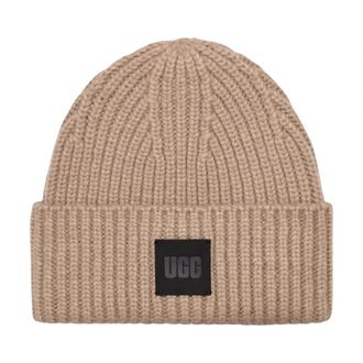 UGG Chunky Rib Beanie Hat - Dames - Hoeden - Beige - ONE Size - Accessoires