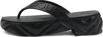 Gucci (WMNS) Gucci Thong Platform Sandal Black 746334-JFM00-1000