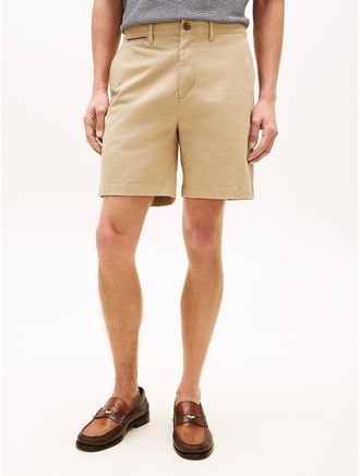 Tommy Hilfiger Mens Regular Fit 7 Comfort Waist Tommy Short - Beige - 29