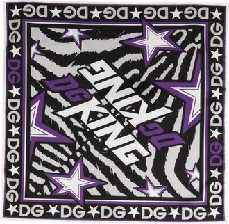 Dolce & Gabbana Foulard Sjaal - Dames - Sjaals - Veelkleurig - ONE Size - Katoen - Accessoires
