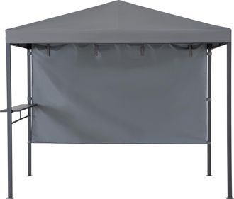 Sunjoy Direct Gazebo Para Jacuzzi De Tela Kabru - 220cm X 280cm, Gris