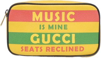 Gucci Yellow Leather Fanny Pack (Pre-Owned)
