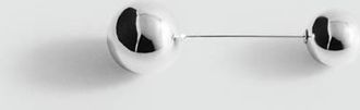 Mango Spilla palline metalliche argento - Donna - Taglia unica - MANGO