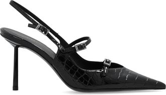 Le Silla Hoge hakken Morgana - Dames - Pumps - Zwart - 37 EU - Leer - Schoenen