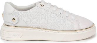 Bally Malya Quilted Logo Leather Sneakers, Brand Size 41 ( US Size 10.5 )